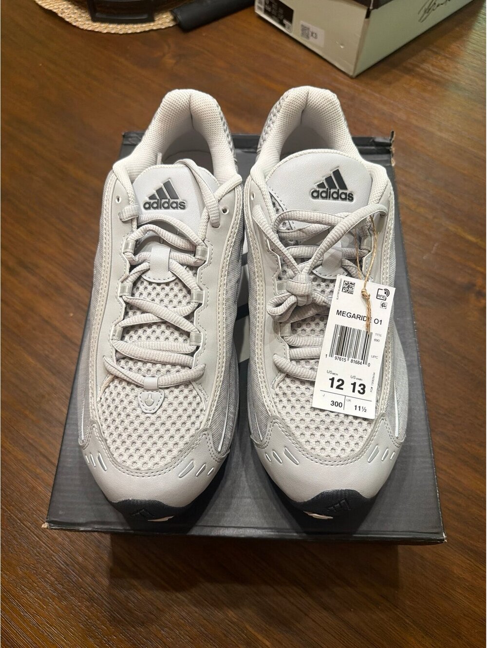 Adidas Megaride 01 Men's Athletic Shoes Gray Size 12